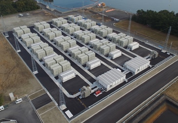 Sistema di accumulo di energia su larga scala presso la centrale elettrica di Buzen della Kyushu Electric Power